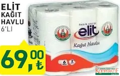 TARIM KREDİ ELİT KAĞIT HAVLU 6'LI